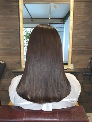 セミロング パーマ 隠れ家美容室 RAW TOKYO 【公式】のヘアスタイル