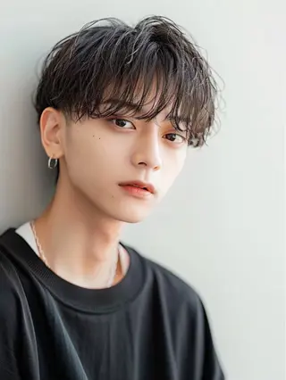 ショート メンズ パーマ特化美容師 🔥Yoshiyaのヘアスタイル