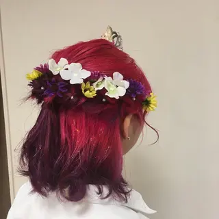 ショート カラー ヘアアレンジ 【Sweep】おじま のぞみのヘアスタイル