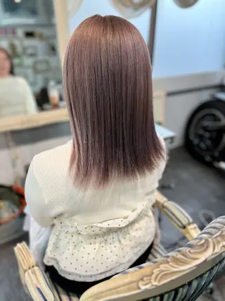 ミディアム カラー Mariana雛/ 西大分/ハイライトのヘアスタイル