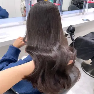 セミロング カラー ヘアアレンジ Ella所属・nana【艶髪】/ レイヤー/縮毛矯正のヘアスタイル