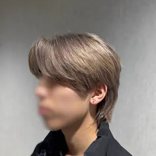 カラー メンズ 曲がる縮毛/カルマパ ーマ/池袋/横村大全のヘアスタイル