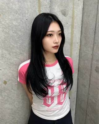 ロング 美髪縮毛矯正/ 髪質改善 RYOTAのヘアスタイル