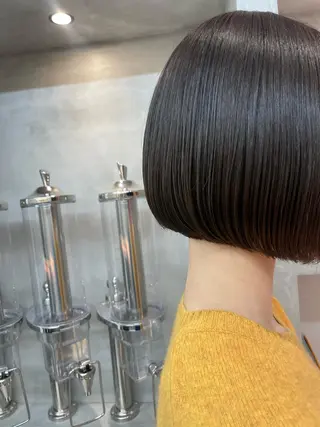 ショート Misaki /ボブ/縮毛矯正のヘアスタイル