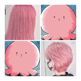 カラー GARU-ガル-所属・TSUNO🦖 派手髪/オタク美容師のヘアスタイル