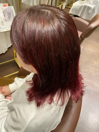 ミディアム カラー DEE okazakiのヘアスタイル