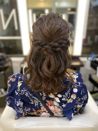 ミディアム ヘアアレンジ 石垣廣乃 /Hironoのヘアスタイル