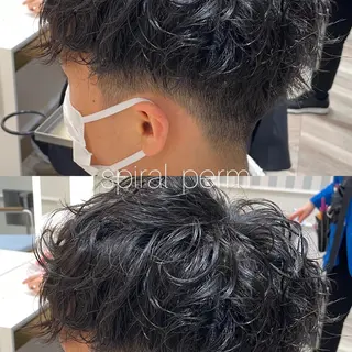 ショート パーマ 淡路上新庄/髪質改善 .艶カラー/野口春貴のヘアスタイル