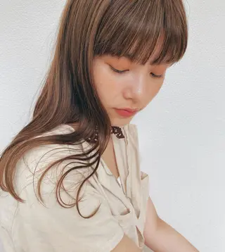 ロング カラー パーマ ヘアアレンジ メンズ キッズ ネイル マツエク・マツパ モリモト サナのヘアスタイル