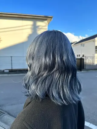 ミディアム カラー 🪼高評価🪼 💎柴崎の藤咲💎のヘアスタイル