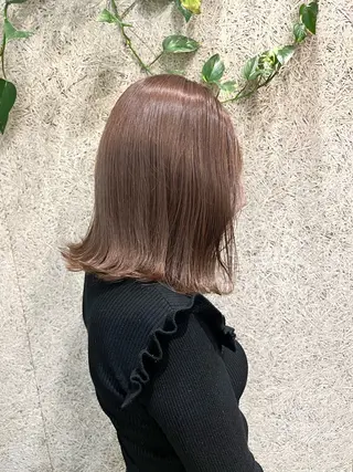 ミディアム カラー 宮原 佳苗のヘアスタイル