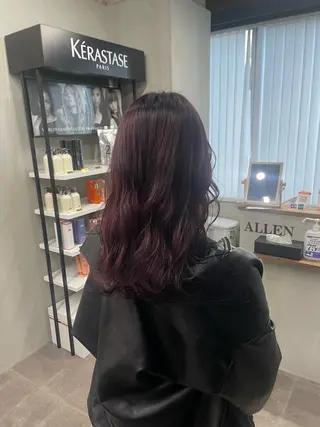 ミディアム カラー ヘアアレンジ ALLEN hair 京橋店所属・ユウ/ ALLEN hairのヘアスタイル