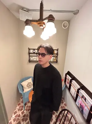 ショート カラー メンズ Masaki ブリーチカラーのヘアスタイル