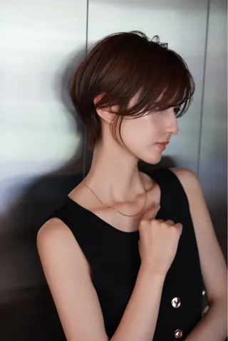 ショート カラー 加賀 千聖 /soigneのヘアスタイル