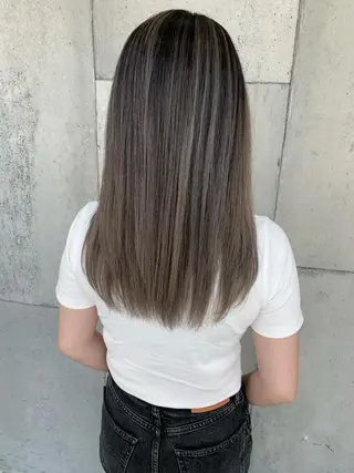 セミロング カラー ヘアアレンジ Little_okinawa所属・Mikuri 【Little】のヘアスタイル