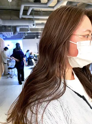 ロング カラー よしだ とおいのヘアスタイル