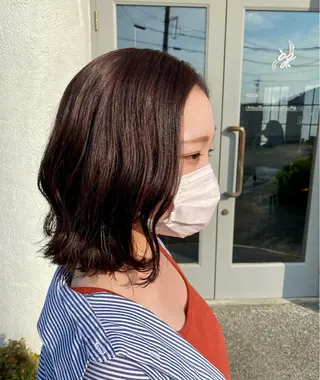 ミディアム 北川 飛瑶のヘアスタイル