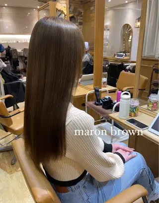 ロング カラー 🌸shuka／艶髪 ／ハイトーン/新宿のヘアスタイル