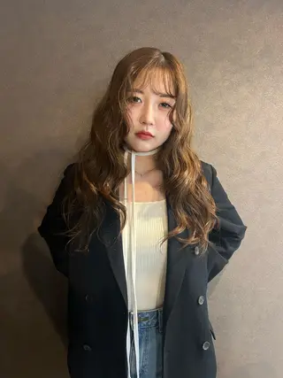 ロング カラー ☕️結【suii.】 ボブ/ヘアセット☕️のヘアスタイル