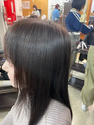 ロング カラー 🌈透明感カラー 韓国 ミライ🇰🇷のヘアスタイル