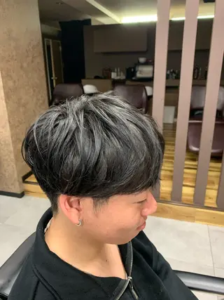 メンズ バーバーショップ涼桜新町店所属・田中大 パーマ/メンズカットのヘアスタイル