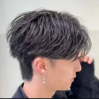 ミディアム MENS FEEL所属・メンズパーマが上手い 💇RYO❤️‍🔥のヘアスタイル