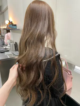 ロング カラー Then所属・mana/ハイトーン /ヘアアレンジ🎀のヘアスタイル