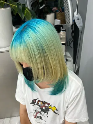 セミロング カラー 最高級髪質改善🥇 小玉美菜のヘアスタイル