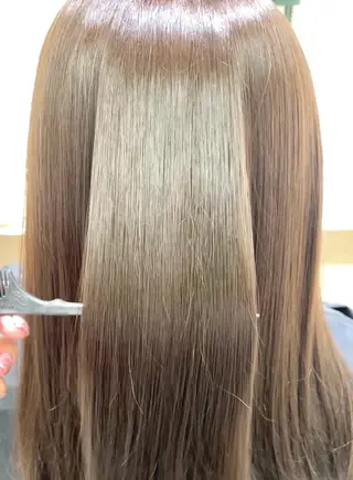 パーマ ulu名古屋栄所属・落合しほ/韓国ヘア/ 髪質改善/縮毛矯正のヘアスタイル