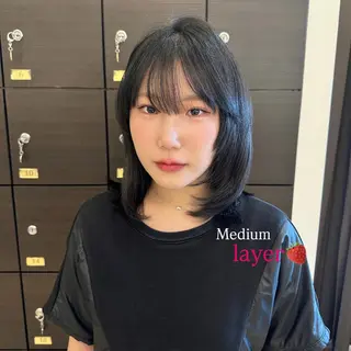 ミディアム カットモデル様募集中 🎀hanaのヘアスタイル