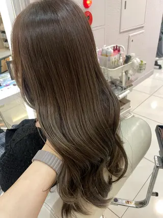 ロング カラー Euphoria 銀座店所属・Euphoria 銀座 みおこのヘアスタイル