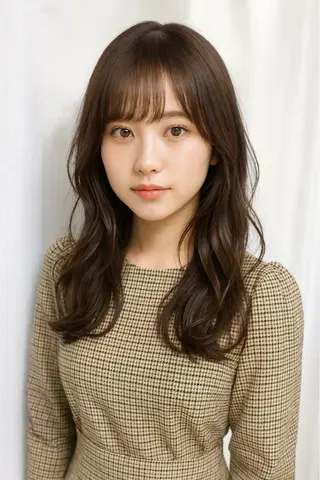 セミロング パーマ 年間1500人担当 代表　南一路のヘアスタイル