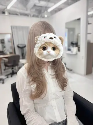 カラー happiness所属・🍒ピンクベージュ /ベージュ🍒なつきのヘアスタイル