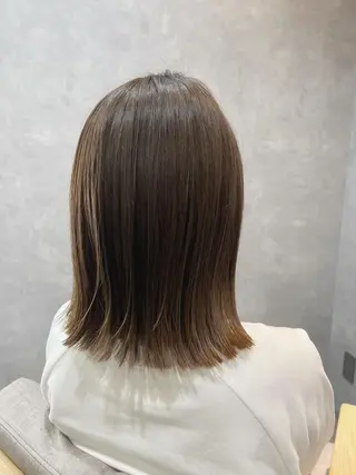 ミディアム カラー 中村 ひなたのヘアスタイル