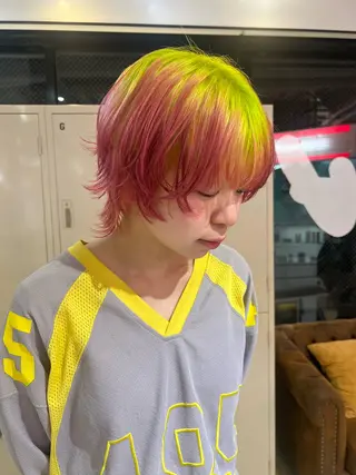 ミディアム 💥ウルフカット デザインあんな💥のヘアスタイル