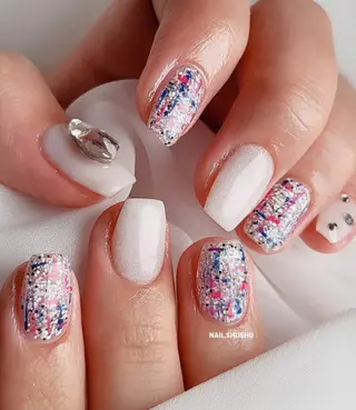 ネイル 3dパーツ/流行り 👧shushu❤️のネイルデザイン