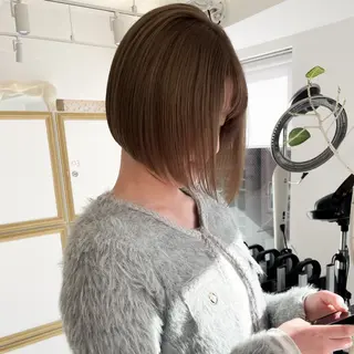 ミディアム 似合わせヘア🤍 面田法子のヘアスタイル