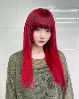 ロング カラー ヘアアレンジ 🎀プルエクステ みまひかる🎀のヘアスタイル