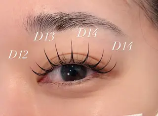 マツエク・マツパ 暖色カラー/アレンジ /束間まつげ🌼のヘアスタイル