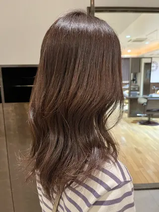 ロング 赤み消しカラー 🩵かりんのヘアスタイル