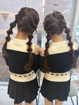 ロング ヘアアレンジ Gisel みらののヘアスタイル