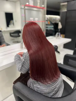 ロング まろっと艶感ブラウン ベージュ🤍まなかのヘアスタイル