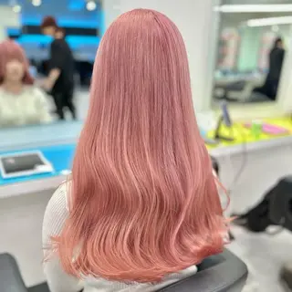 ミディアム カラー 🎀🧁ダメージレス 艶髪カラー🧁🎀のヘアスタイル