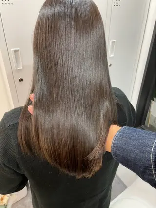 ミディアム ミルクティーベージュ 近鉄奈良駅　向田のヘアスタイル