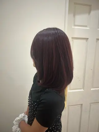 ミディアム 曽我 心花のヘアスタイル