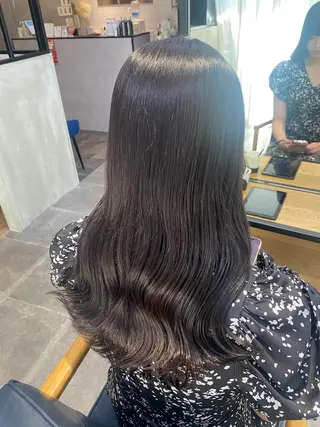 ロング カラー 韓国×髪質改善カラー 💎hinaのヘアスタイル