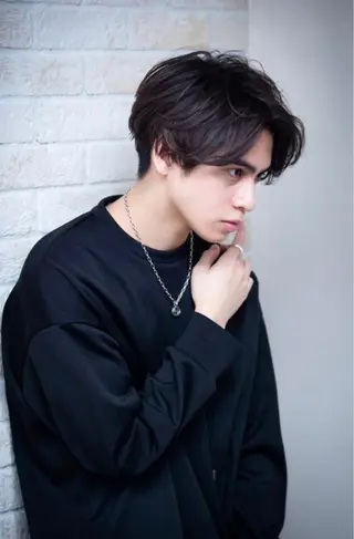 ショート カラー パーマ メンズ Aujuaソムリエ 🎨‎♡HARUのヘアスタイル