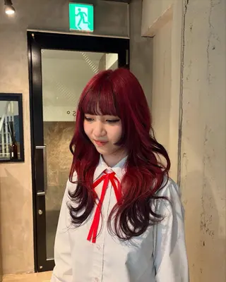 ロング 透明感・美髪 monsoワニベユナのヘアスタイル