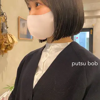 ショート センターパート/ 暖色カラーayuのヘアスタイル