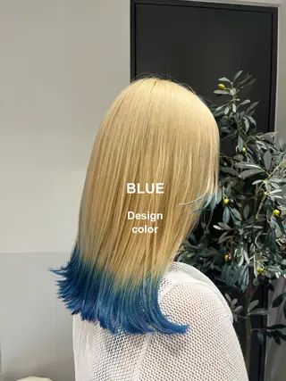 ロング カラー RINA🧤 デザインとボブのヘアスタイル